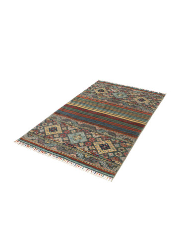 Hand Made Rug Rubin Pakistan 100x150 Teal Green