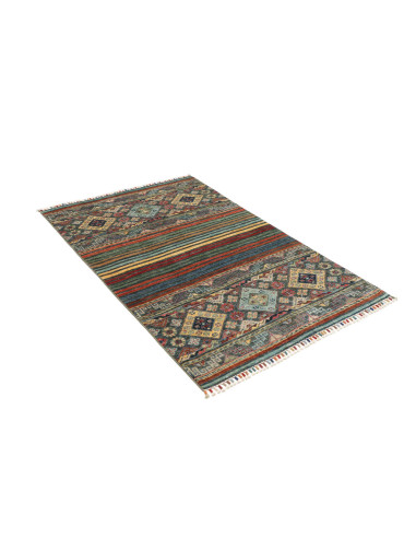 Hand Made Rug Rubin Pakistan 100x150 Teal Green