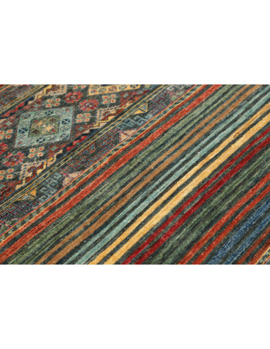 Hand Made Rug Rubin Pakistan 100x150 Teal Green