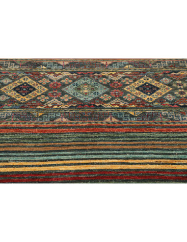 Hand Made Rug Rubin Pakistan 100x150 Teal Green