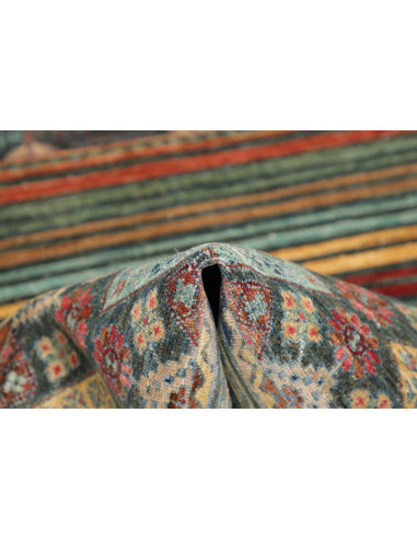 Hand Made Rug Rubin Pakistan 99x151 Teal Terrac