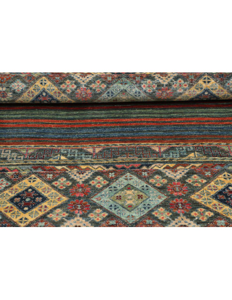 Hand Made Rug Rubin Pakistan 99x151 Teal Terrac