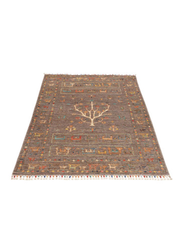 Hand Made Rug Rubin Pakistan 98x150 Grey Brown