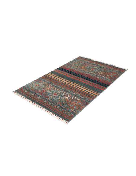 Hand Made Rug Rubin Pakistan 96x149 Blue Terrac