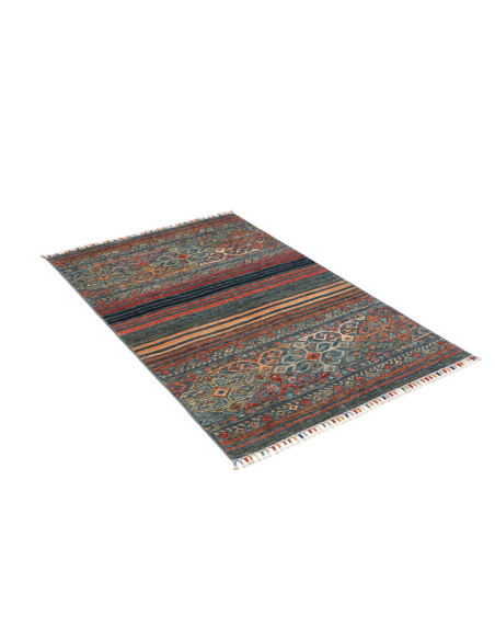 Hand Made Rug Rubin Pakistan 96x149 Blue Terrac