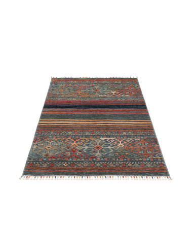 Hand Made Rug Rubin Pakistan 96x149 Blue Terrac