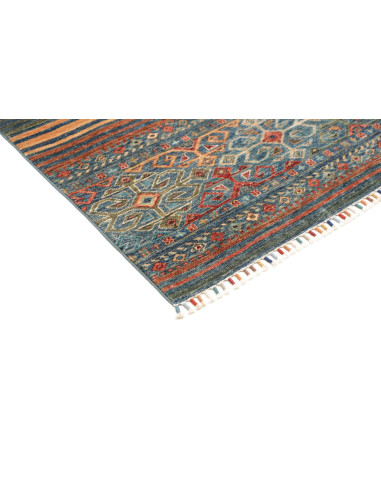 Hand Made Rug Rubin Pakistan 96x149 Blue Terrac