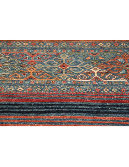 Hand Made Rug Rubin Pakistan 96x149 Blue Terrac