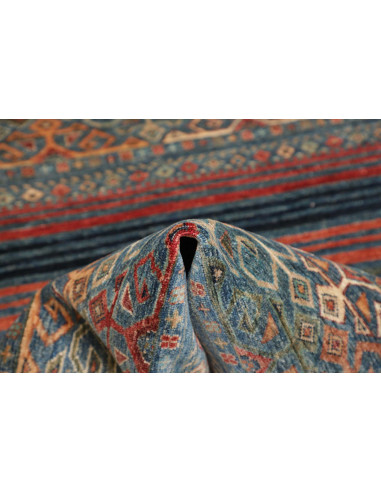 Hand Made Rug Rubin Pakistan 96x149 Blue Terrac