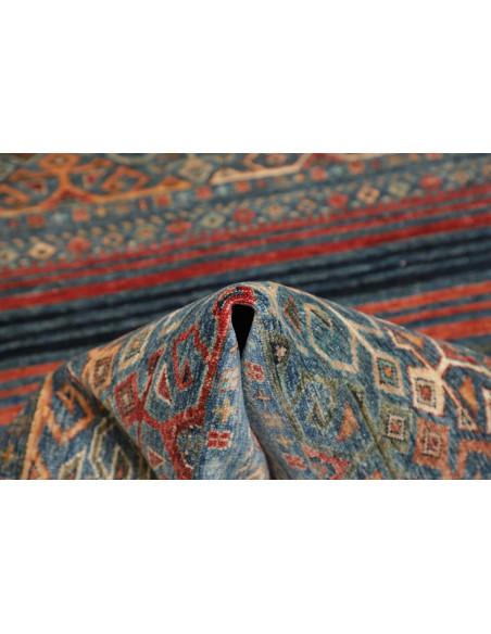 Hand Made Rug Rubin Pakistan 96x149 Blue Terrac