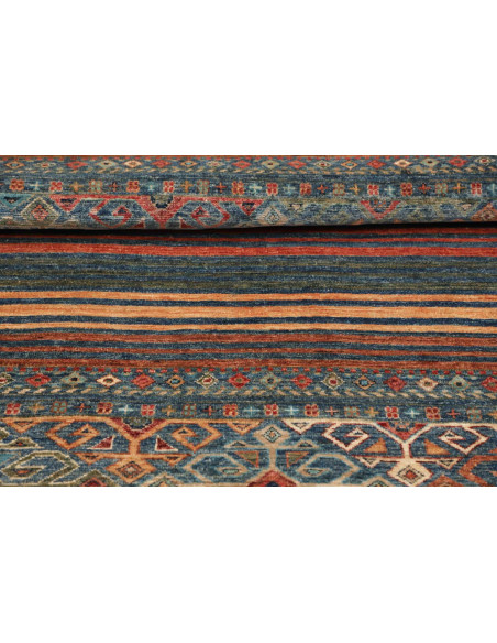 Hand Made Rug Rubin Pakistan 96x149 Blue Terrac