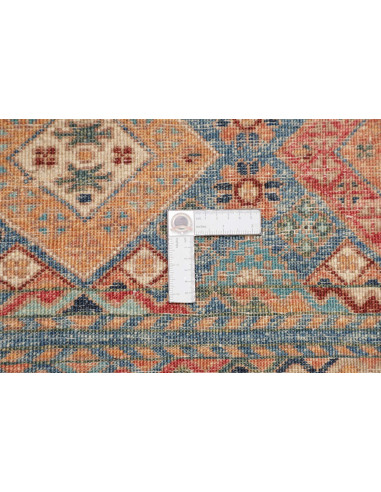 Hand Made Rug Rubin Pakistan 96x150 Blue Orange