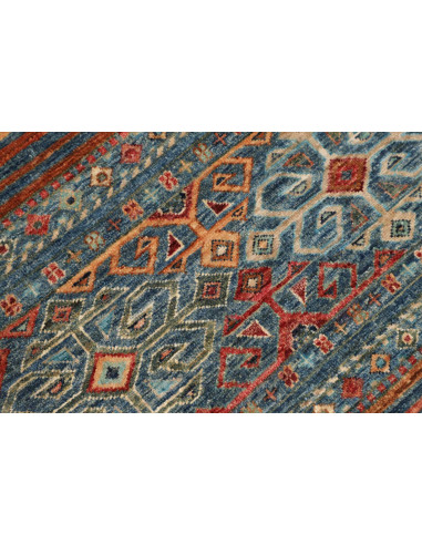 Hand Made Rug Rubin Pakistan 96x152 Teal Blue O
