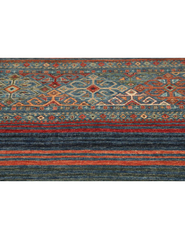 Hand Made Rug Rubin Pakistan 96x152 Teal Blue O