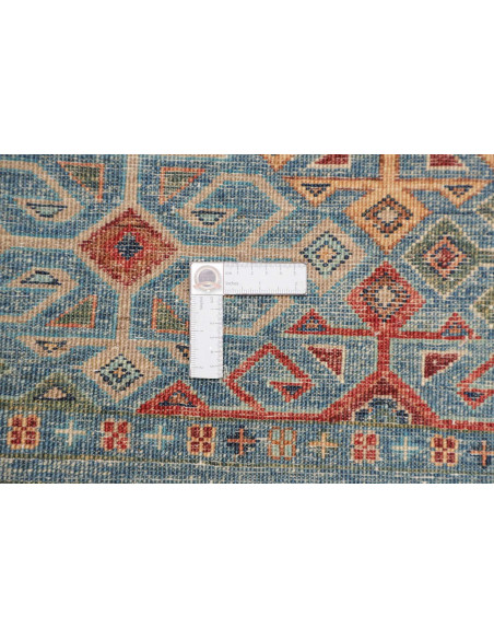 Hand Made Rug Rubin Pakistan 97x151 Blue Orange