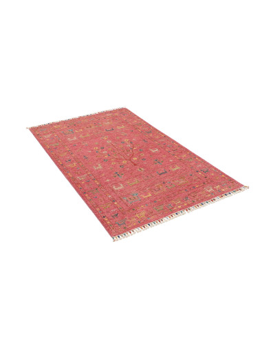 Hand Made Rug Rubin Pakistan 97x155 Coral Red M
