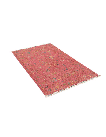Hand Made Rug Rubin Pakistan 97x155 Coral Red M
