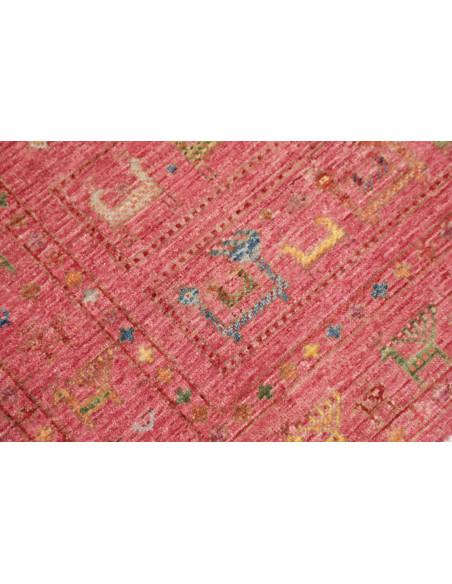 Hand Made Rug Rubin Pakistan 97x155 Coral Red M