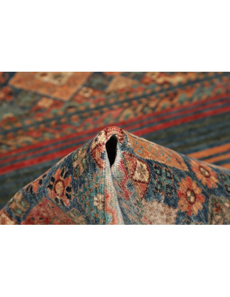 Hand Made Rug Rubin Pakistan 99x151 Teal Terrac