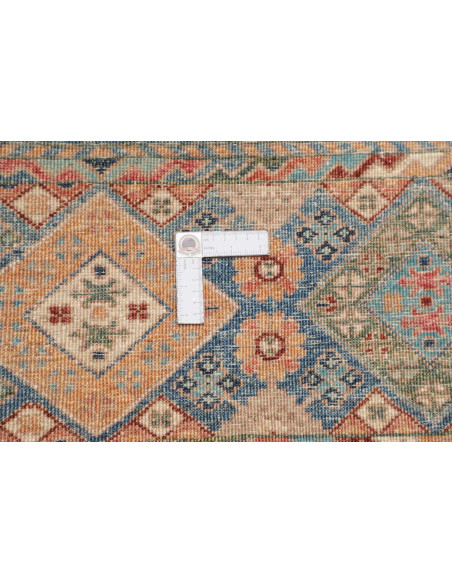 Hand Made Rug Rubin Pakistan 99x151 Teal Terrac