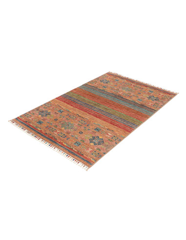 Hand Made Rug Rubin Pakistan 99x150 Terracotta