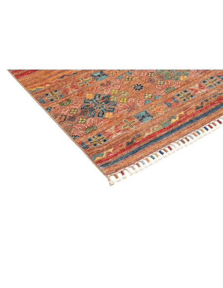 Hand Made Rug Rubin Pakistan 99x150 Terracotta