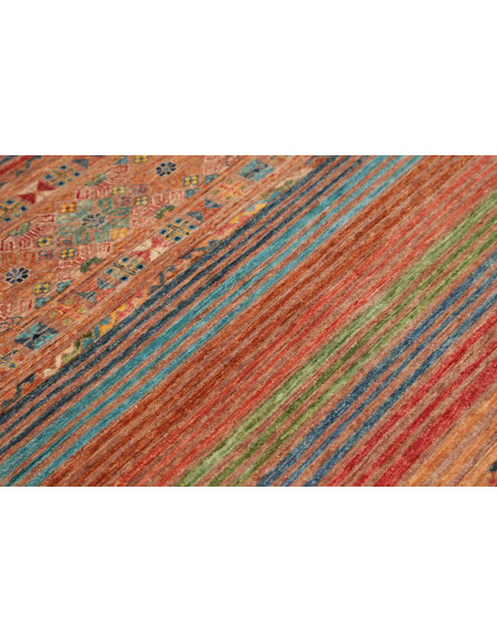 Hand Made Rug Rubin Pakistan 99x150 Terracotta