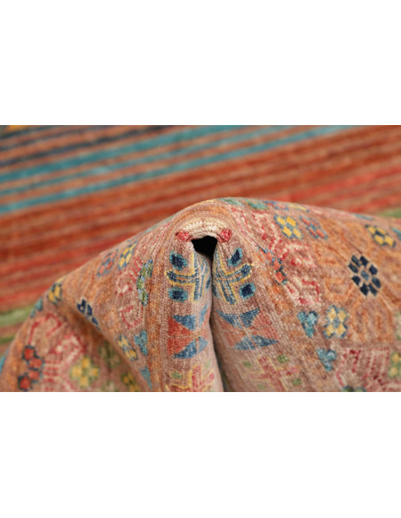 Hand Made Rug Rubin Pakistan 99x150 Terracotta