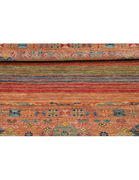 Hand Made Rug Rubin Pakistan 99x150 Terracotta