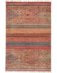 Hand Made Rug Rubin Pakistan 100x152 Terracotta