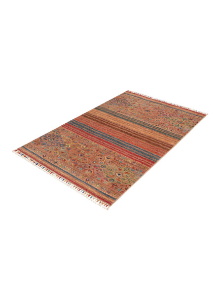 Hand Made Rug Rubin Pakistan 100x152 Terracotta