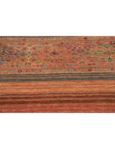 Hand Made Rug Rubin Pakistan 100x152 Terracotta