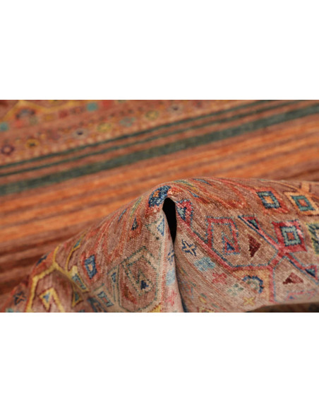 Hand Made Rug Rubin Pakistan 100x152 Terracotta