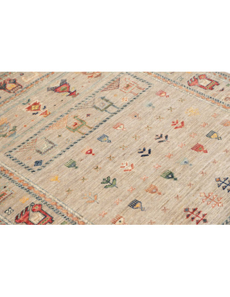 Hand Made Rug Rubin Pakistan 101x153 Beige Mult