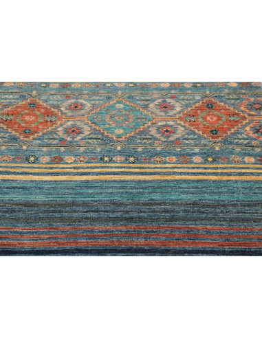Hand Made Rug Rubin Pakistan 99x152 Blue Teal T