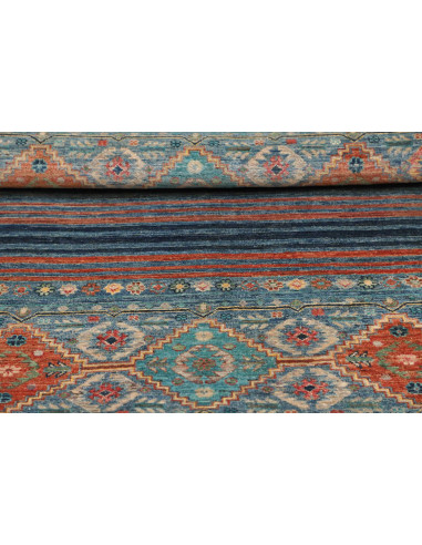Hand Made Rug Rubin Pakistan 99x152 Blue Teal T