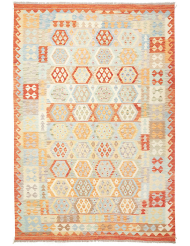 Kilim 206x300 Cm Kilim Afghanistan Hand-carded Wool