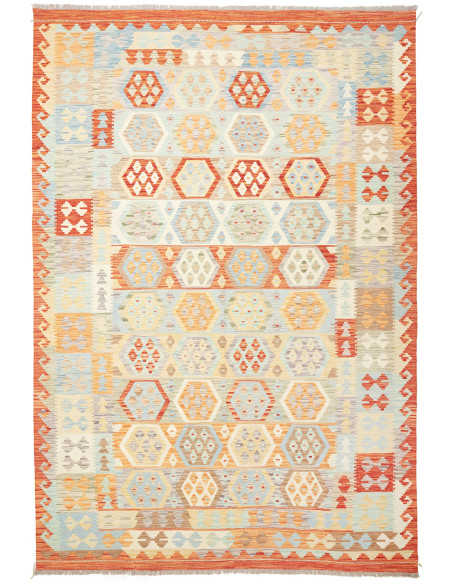 Kilim 206x300 Cm Kilim Afghanistan Hand-carded Wool