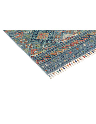Hand Made Rug Rubin Pakistan 97x156 Ocean Blue