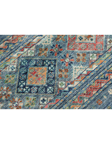 Hand Made Rug Rubin Pakistan 97x156 Ocean Blue