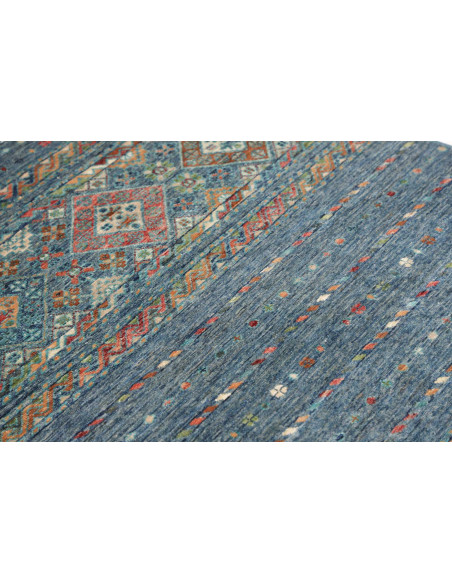 Hand Made Rug Rubin Pakistan 97x156 Ocean Blue