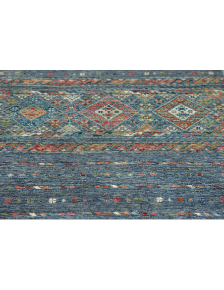 Hand Made Rug Rubin Pakistan 97x156 Ocean Blue