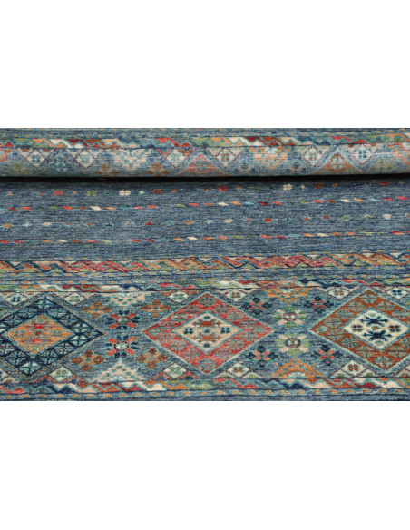 Hand Made Rug Rubin Pakistan 97x156 Ocean Blue