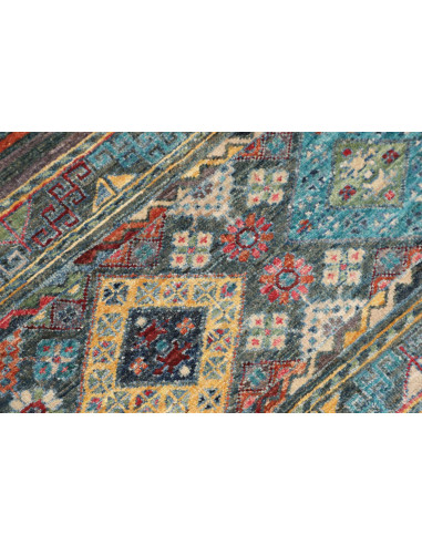 Hand Made Rug Rubin Pakistan 98x152 Petrol Blue