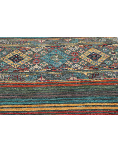 Hand Made Rug Rubin Pakistan 98x152 Petrol Blue