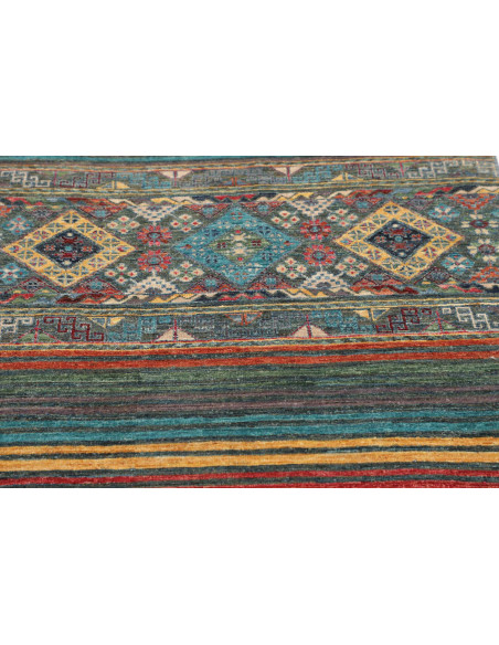 Hand Made Rug Rubin Pakistan 98x152 Petrol Blue