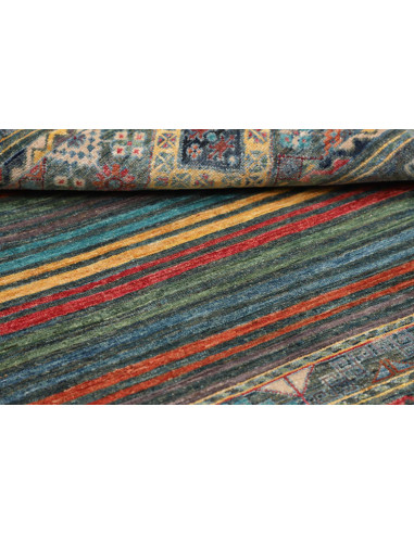 Hand Made Rug Rubin Pakistan 98x152 Petrol Blue