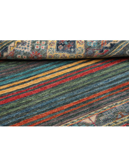 Hand Made Rug Rubin Pakistan 98x152 Petrol Blue