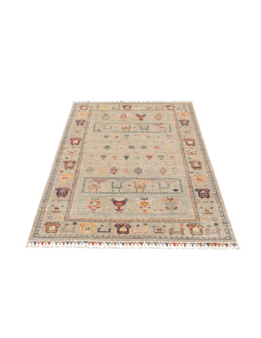 Hand Made Rug Rubin Pakistan 99x149 Beige Multi