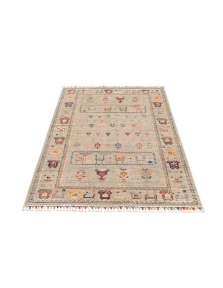 Hand Made Rug Rubin Pakistan 99x149 Beige Multi